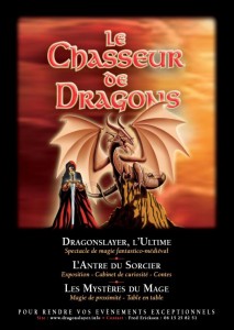 Animation et spectacle de magie médiévale avec le chasseur de dragons et le … <a href=