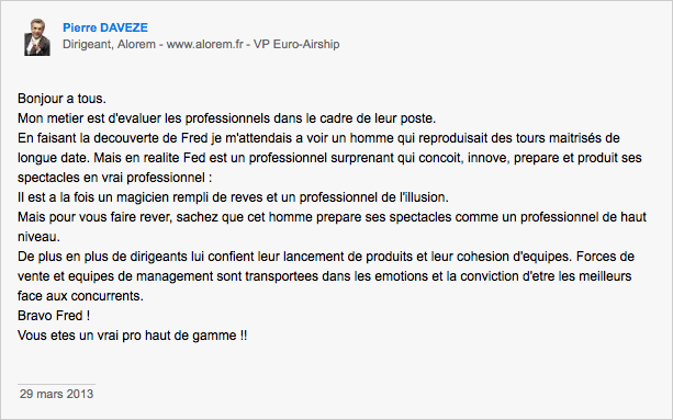 Passy: Émerveillez vos collaborateurs : Animation soirée d'entreprise par un magicien professionnel