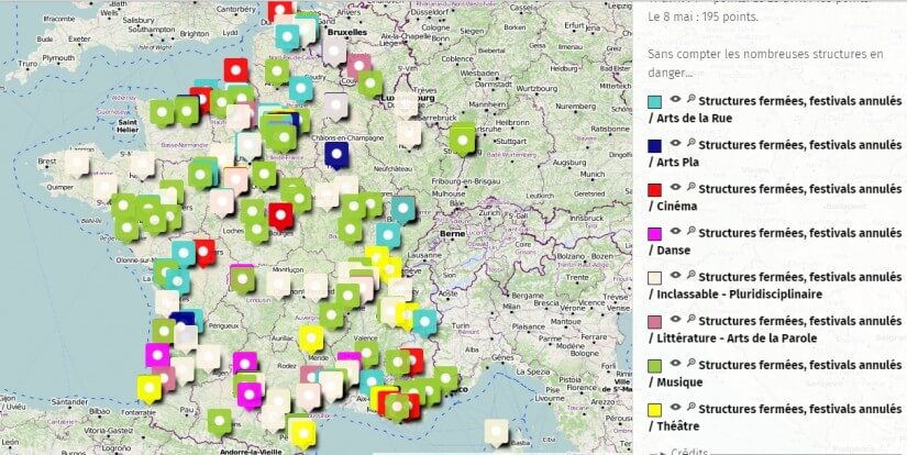 liste des festivals annulés