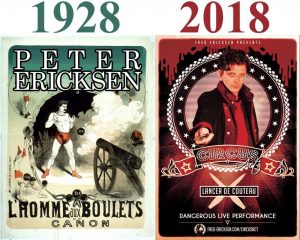 affiche famille - Peter Ericksen - Peter Ericksen VS Fred Ericksen - Fred Ericksen • Magicien Lyon • Storyteller