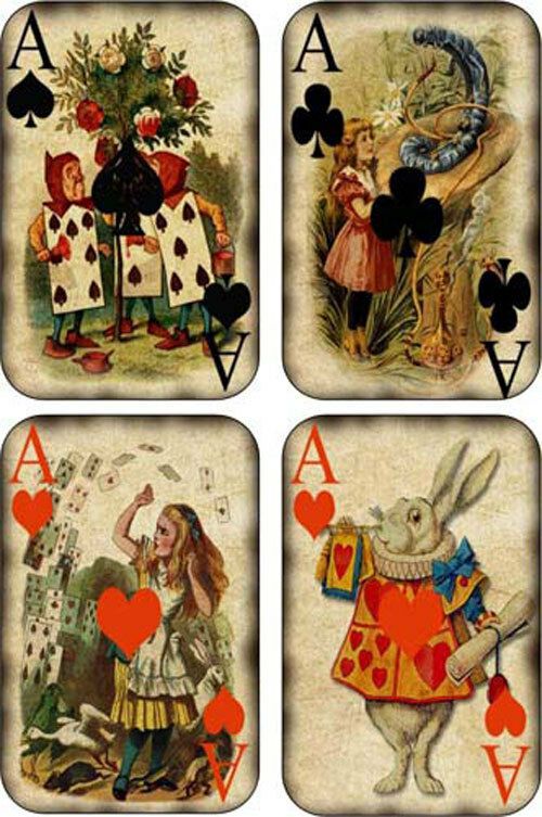 Collection privée des cartes à jouer Alice au Pays des Merveilles de Fred Ericksen