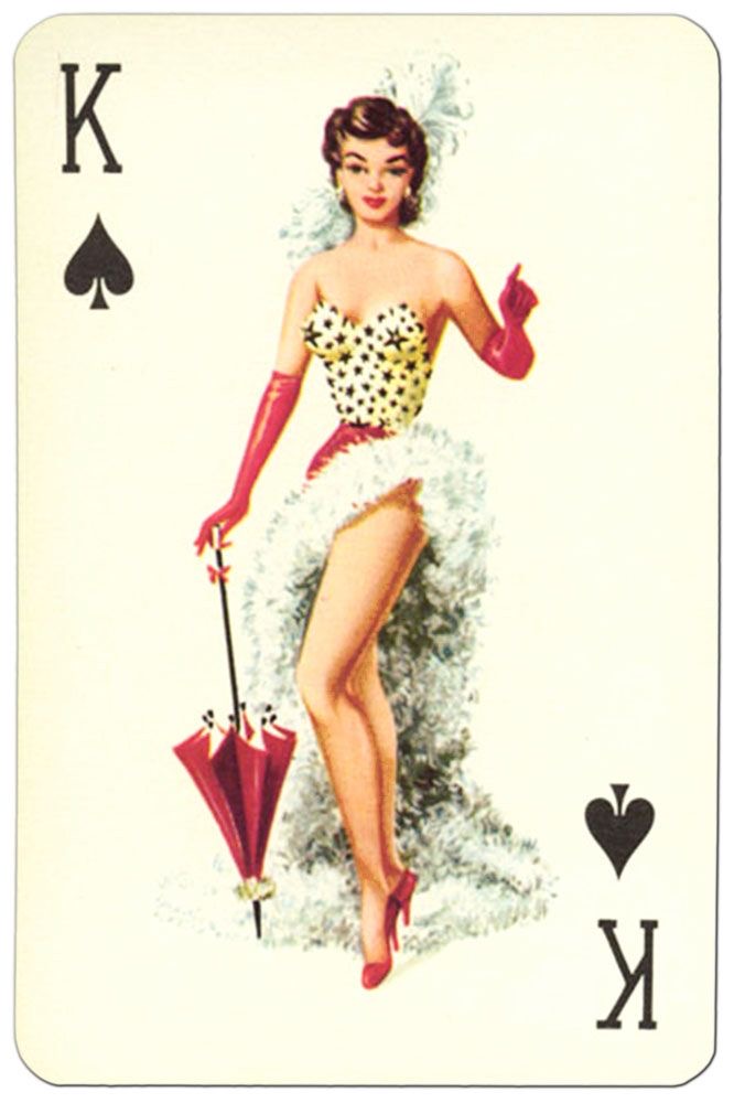 collection privée jeu de cartes sexy