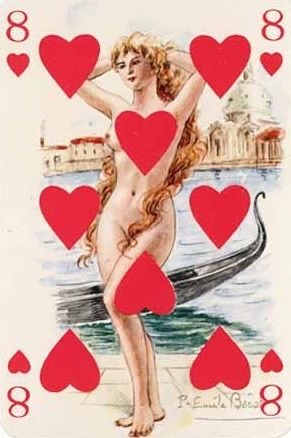 collection privée jeu de cartes sexy