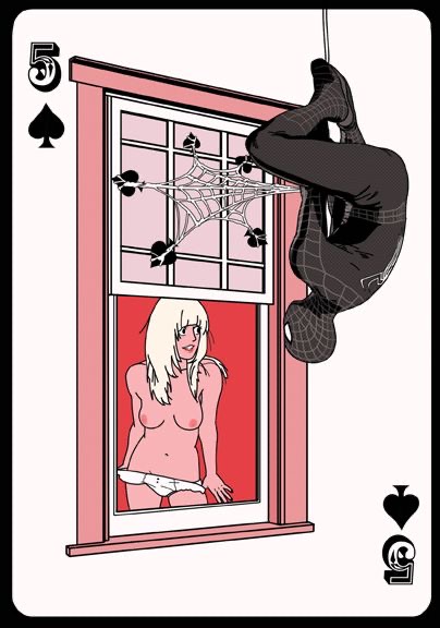 collection privée jeu de cartes sexy