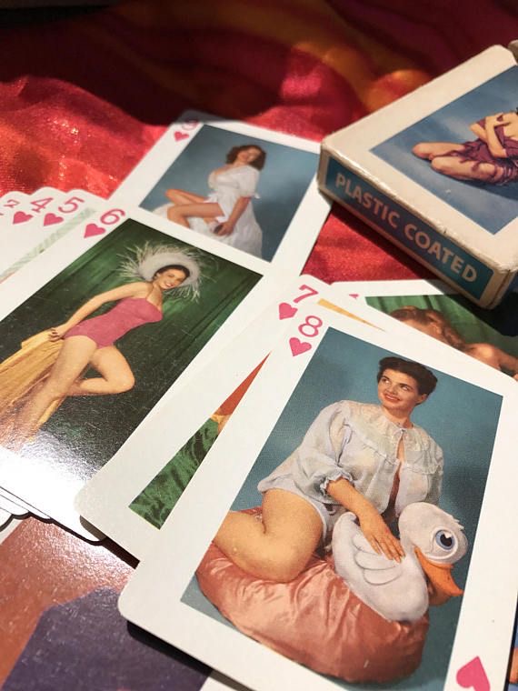 collection privée jeu de cartes sexy