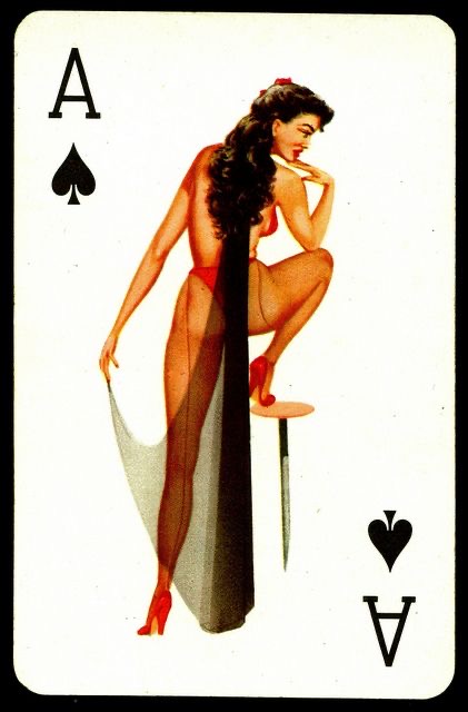 collection privée jeu de cartes sexy