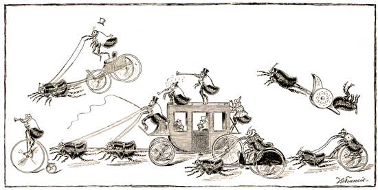 flea circus - Les spectacles avec puces savantes